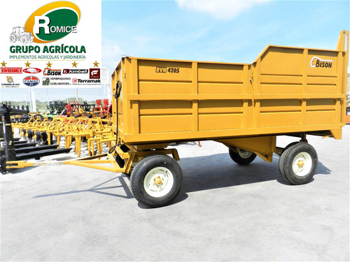Remolque Ensilador Hidraulico Cosechador 4 Toneladas Bison