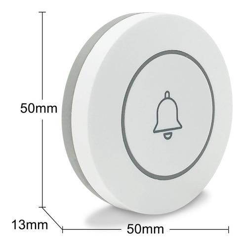 Imagen 6 de 7 de Control Rf Remoto 433mhz Tipo Boton De Timbre