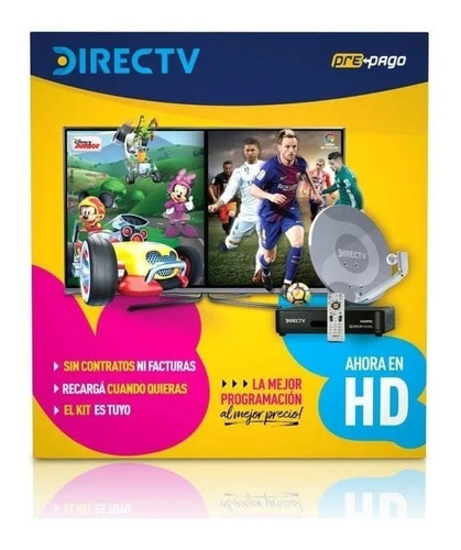 Kit Antena Hd Directv Prepago 46 Cm