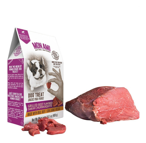Golosina Saludable Natural Perro Sabor Carne Pack X6 400g K9