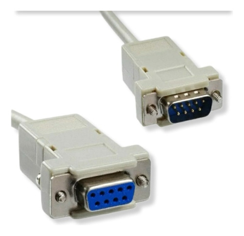 Cable Serial Rs232- Db-9 Macho-hembr.conexion Directo Simple