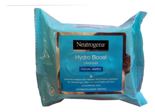 Toallitas Húmedas Faciales Neutrogena Con Ácido Hialuronico