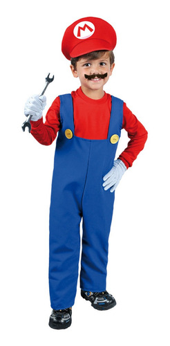 Disfraz De Mario Bros Para Niños 