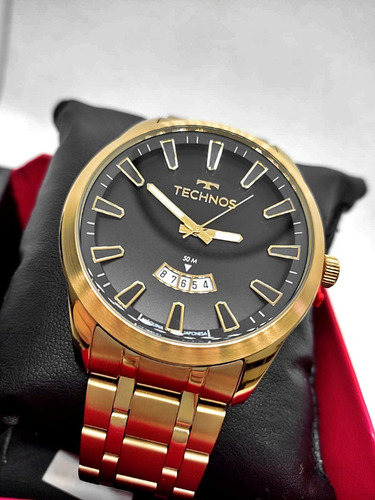 Relógio Technos Masculino Dourado 2115mzt 1p Original