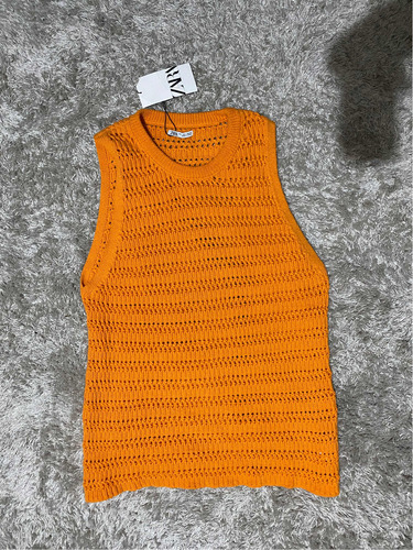 Tank Top Camiseta Crochet Zara Men Hombre Como Calvin Polo
