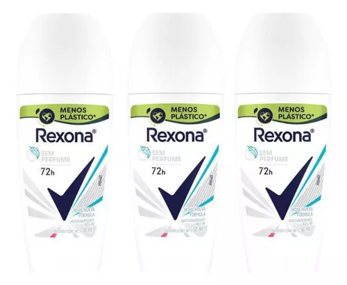 Desodarante Rexona Roll-On Sem Perfume 50 Ml – Brasil Eu Quero!