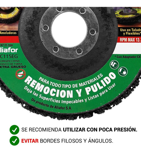 Chaupint Disco Pulir Amoladora 115 Mm ( C115eg ) Pegaso