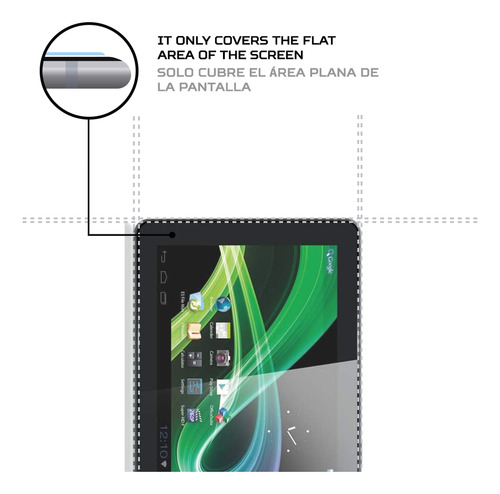 Protector Mica Pantalla Para Tablet Yarvik Gotab Yotta 9 7