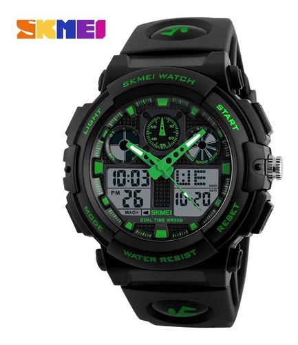 Imagen 4 de 8 de Reloj Skmei 1270 S Shock - Sumergible - Deportivo - Dual