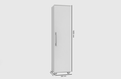 Armário Organizador Multiuso Sofia 1 Porta 4 Prateleiras Web Home Móveis
