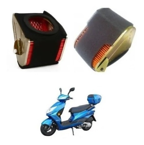 Filtro De Aire Para Moto  Gy6 125cc Scooter