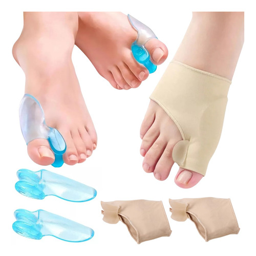 Corrector Separador Hallux Valgus Juanete Silicona 1par