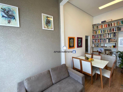 Imagem 10 de 30 de Apartamento Studio Pé Direito Duplo À Venda 35m² C/ 1 Dorm - Mobiliado - 1 Vaga - Campo Belo - Sp - Ap0005