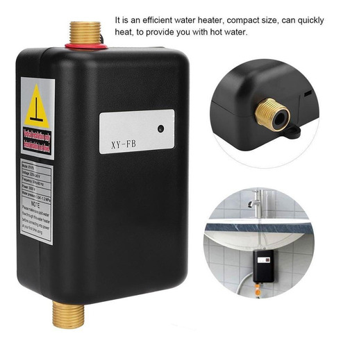 Calentador De Agua Caliente Instantáneo Eléctrico 3000w 110v