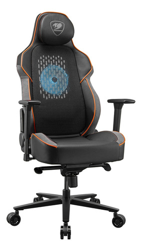 Silla Gamer, modelo Nxsys Aero - Ref.3MarporB.0001 Cougar Color Black Material de tapicería Cuero sintético