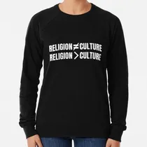 Comprar Buzo Religión No Es Lo Mismo Que Cultura Religión Es Más Gra