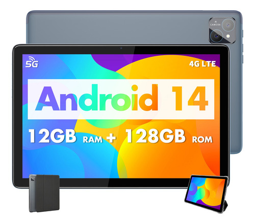 Tablet Android 14 Pritom 10'' 12+128gb Ram Sim Tableta 4glte