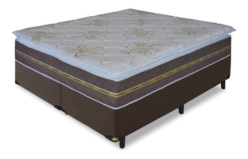 Cama Box Queen Molas Ensacadas Com Pillow Top Nero Umaflex