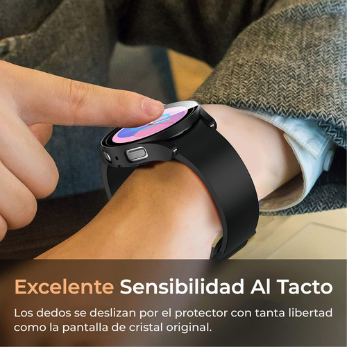 . 2pzs Funda Protector Mica Para Galaxy Watch 4/5 40/44mm