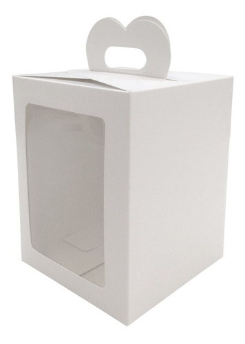 Imagen 2 de 2 de Caja Pan Dulce 1/2 Kilo C/ventana (13x13x17) 10 Unid.