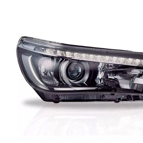 Imagem 3 de 8 de Farol Toyota Hilux Srx 2016 2017 2018 2019 Com Led Novo