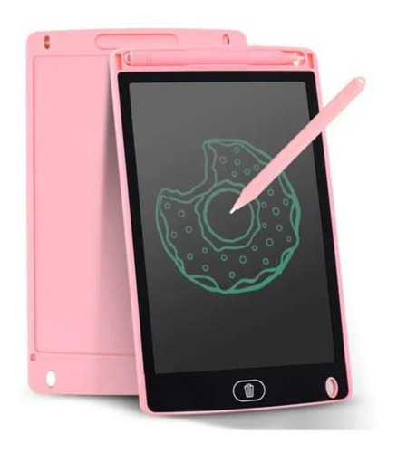 Tablet Mágica Lcd 10 Polegadas Para Desenhar Escrever Cor Rosa