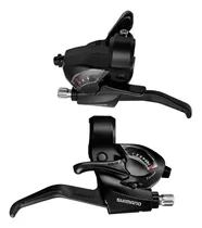 Comprar Palancas de Bicicleta Shimano Tourney ST-EF41 3 y 7 Velocidades Duales Cambios Frenos Color Negro