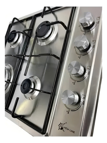 Encimera Cocina A Gas Con Encendido Eléctrico 4 Quemadores