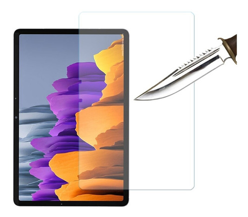 Imagen 3 de 6 de Film Vidrio Templado Para Samsung Tab S7 Fe 12.4 T730