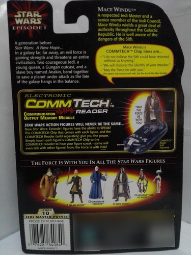 Hasbro - Star Wars Mace Windu Episode 1 De 1998 China (Usado)