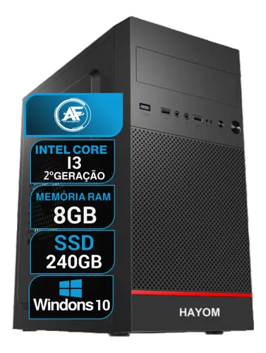 comprar Pc Computador Cpu Intel Core I3 Ssd 240gb \u002F 8gb Memória Ram