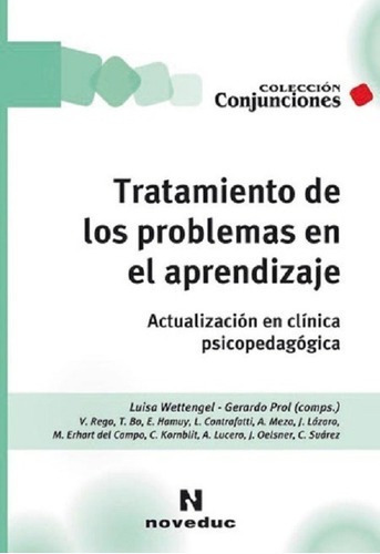 Tratamiento De Los Problemas En El Aprendizaje (2da.edicion), De Wettengel, Luisa. Editorial Novedades Educativas, Tapa Blanda En Español, 2009