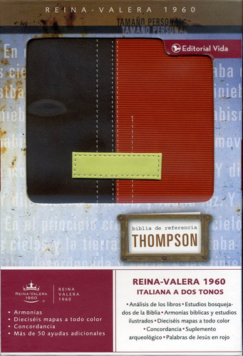 Biblia Thompson Rvr60 Italiana Dos Tonos Marrón/terracota ®