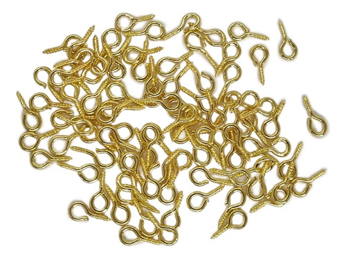 300 Unids. Cancamos 0.8mm Acero Para Llavero (bisuteria)