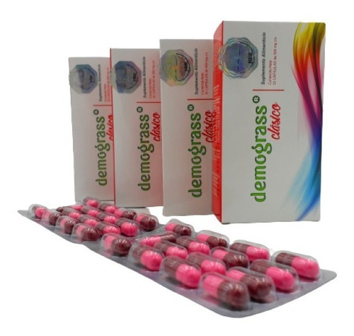 Demograss Clasico 30 Caps De 500mg C/u (4 Cajas) Envio Hoy