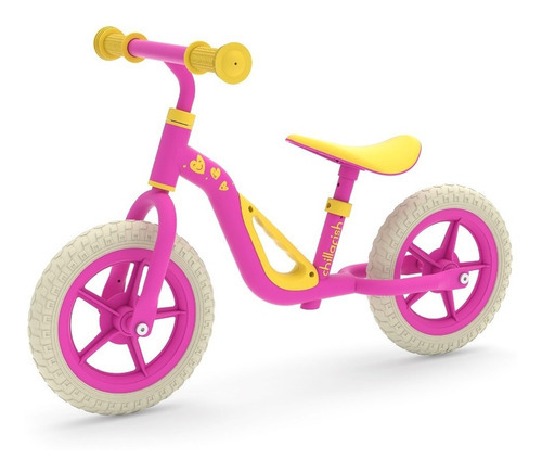 Bicicleta De Aprendizaje Charlie Pink Yellow Color Rosa