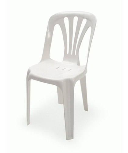 Silla Plastica Reforzada Jardin Patio Apilable Nikolas Munro