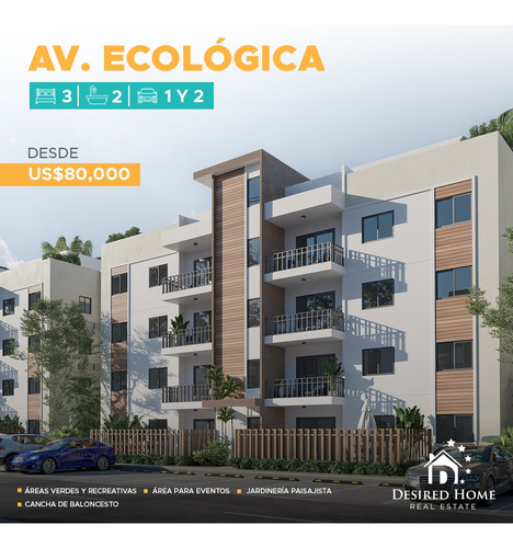 Proyecto De Apartamentos Ubicado En Avenida Ecologica, Santo Domingo Este, Zona Oriental