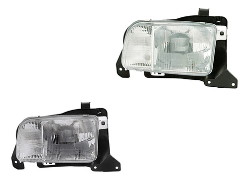 Par Juego Faros Chevrolet Tracker 1999 - 2004 Depo Qwe