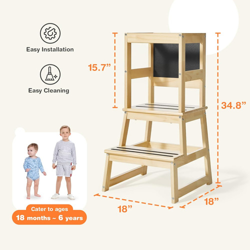 Yojoker Taburete De Cocina Para Niños Torre De Pie Para Ni