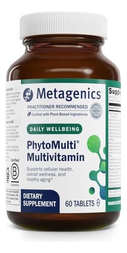 Metagenics Phytomulti Multivitamínico Sin Hierro 60 Tabletas