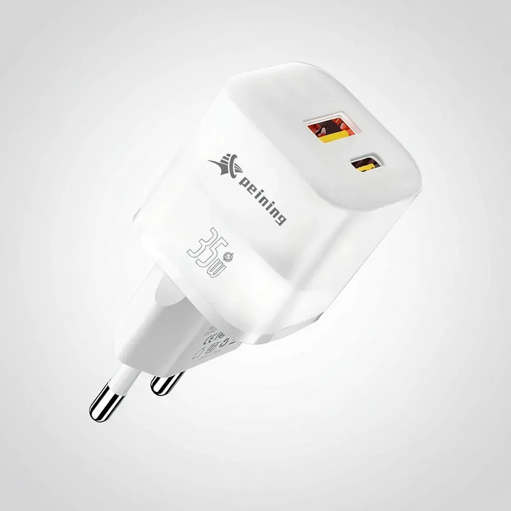 Fonte Base Carregador Turbo Carregamento 35w Usb Usb-c Fast