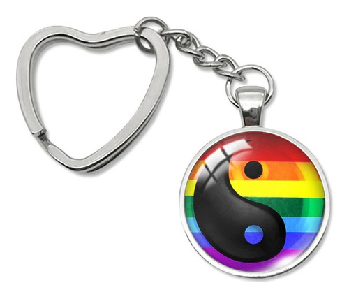 Llavero Yin & Yang Lgbt 