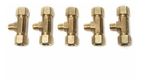 Ltwfitting Brass 3/8 Pulgadas Od X 3/8 Pulgadas Od X 1/8 Pul