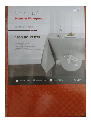 Mantel  Impermeable En 100% Polyester Excelente Calidad