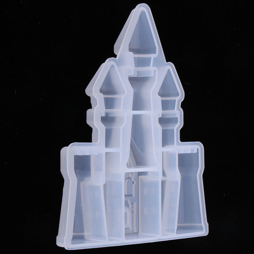 Forma De Castillo Molde De Silicona Fondant Molde Pastel