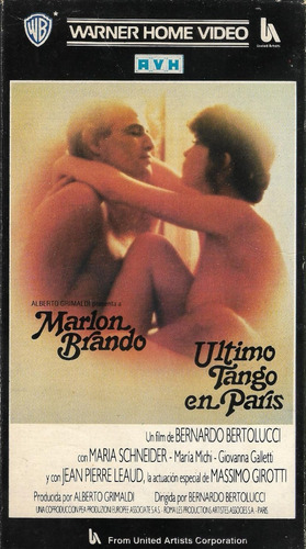 Ultimo Tango En Paris Vhs Marlon Brando Maria Schneider