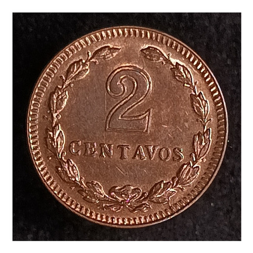 Argentina 2 Centavos 1939 Sin Circular Cj 174