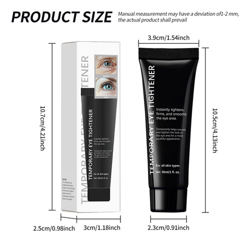 Creme De Olhos Instantâneo R, Anti-rugas, Hidratante, 30ml