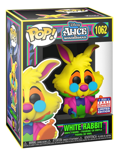 Funko Pop White Rabbit Summer Convention 2021 Black Light 